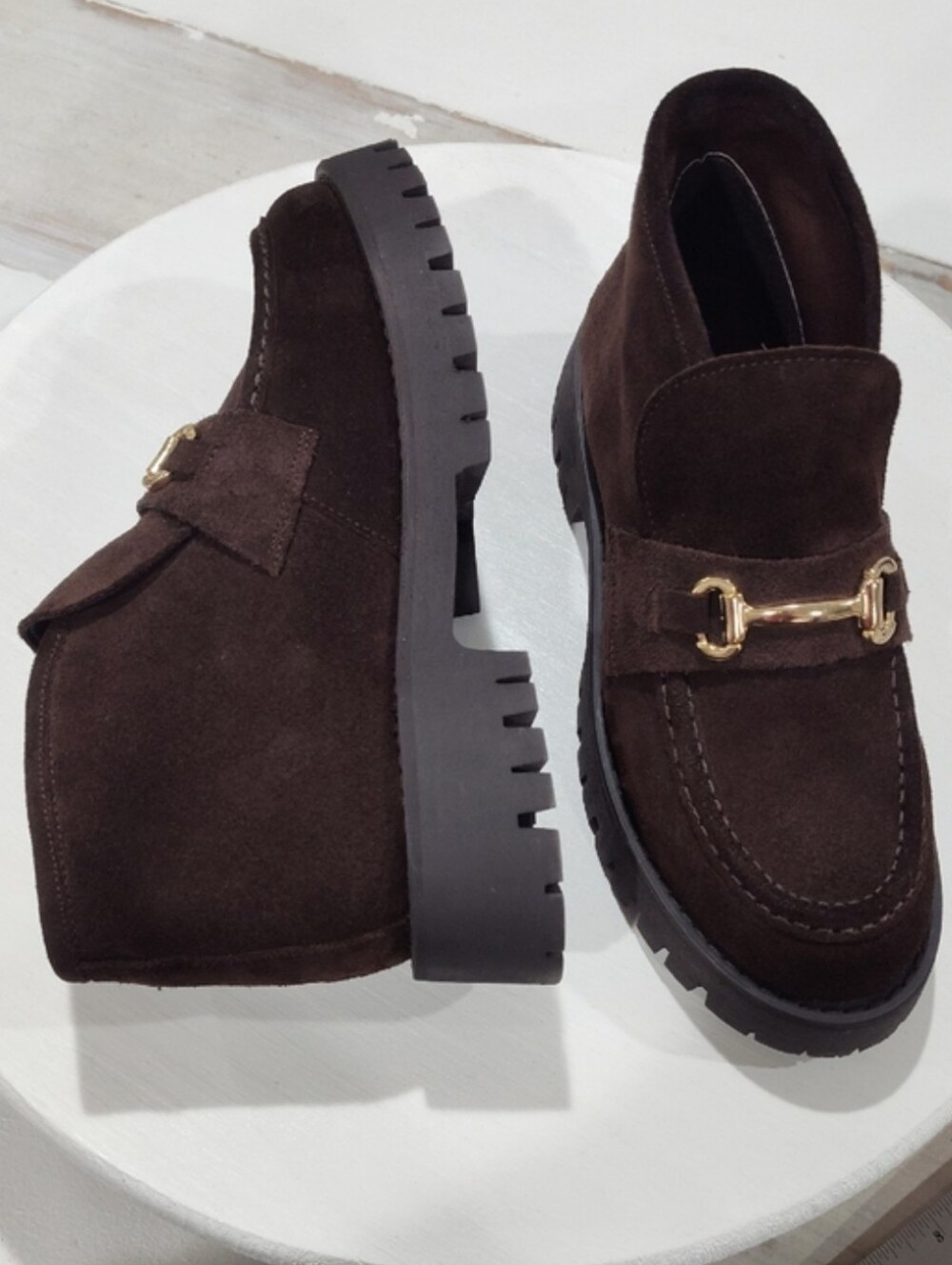 Steve Madden LEON Booties In Chocolate Brown Suede Size 8.5